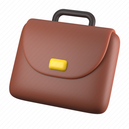 Office, business, briefcase, suitcase, luggage, baggage, employee 3D illustration - Download on Iconfinder