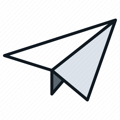 Airplane, letter, mail, paper, send icon - Download on Iconfinder