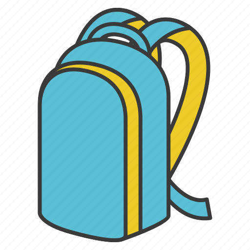 Backpack, bag, equipment, school, study, work icon - Download on Iconfinder