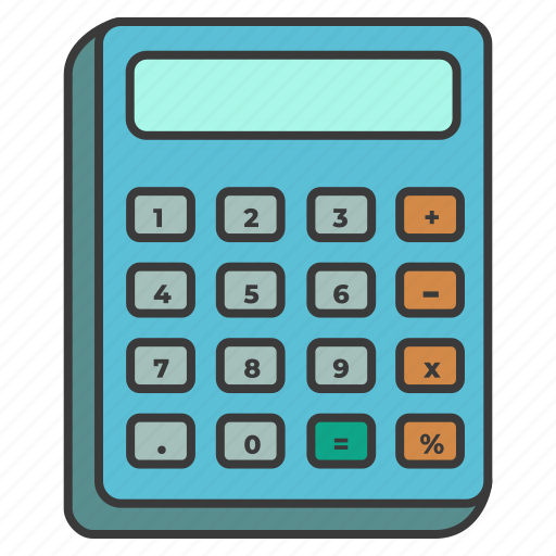 Calculate, calculator, equipment, math, stationary, tool icon - Download on Iconfinder