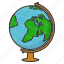 earth, equipment, globe, map, world 