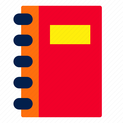 Book, note, notebook, office, school, stationary, stationery icon - Download on Iconfinder
