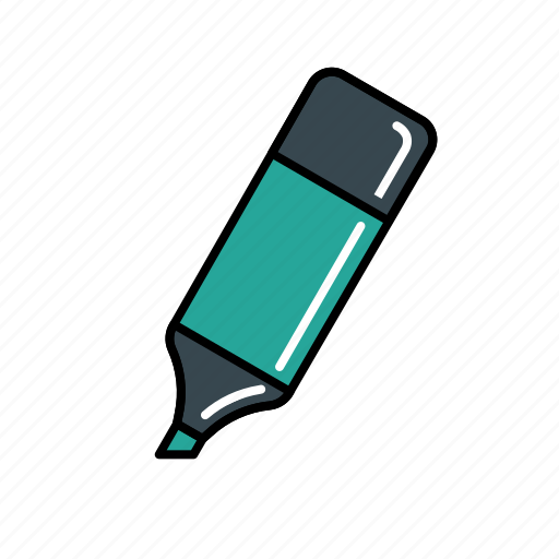 Highlight, marker, stabilo, offiice icon - Download on Iconfinder