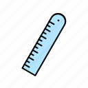 ruler, math, scale, school, stationery