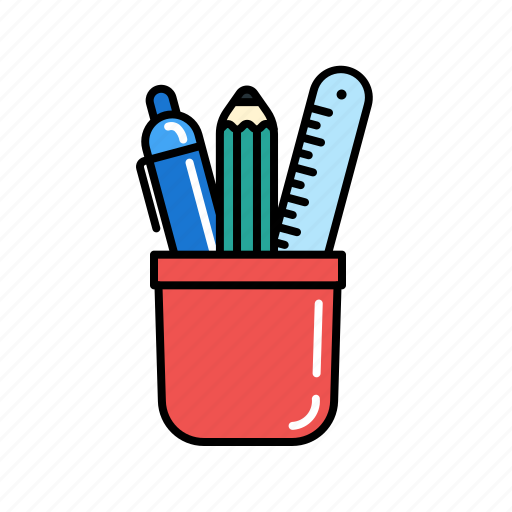 Stationery, pen, pencil, shcool, writing icon - Download on Iconfinder