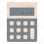 calculator, math, stationery, office, supply 