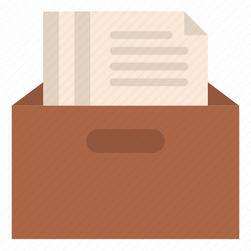 Document, box, stationery, office, supply icon - Download on Iconfinder