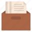 document, box, stationery, office, supply 