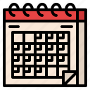 calendar, date, stationery, office, supply