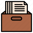 document, box, stationery, office, supply