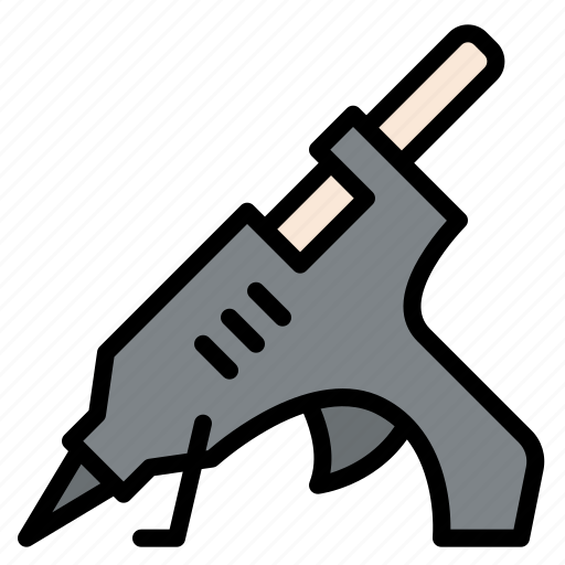 Hot, glue, gun, sticking, stationery, office, supply icon - Download on Iconfinder