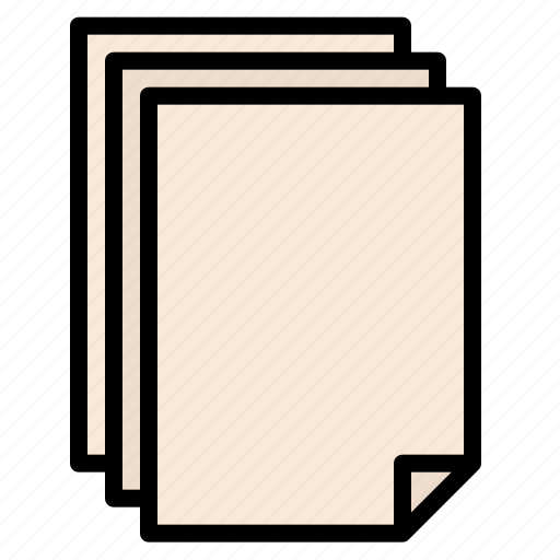 Papers, notes, stationery, office, supply icon - Download on Iconfinder