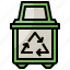 bin, ecology, edit, file, garbage, recycle, tools 