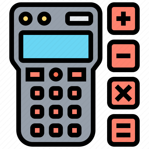 Accounting, calculator, computation, mathematics, statistic icon - Download on Iconfinder