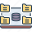 data, folder, connect, file, database, datacenter, information 