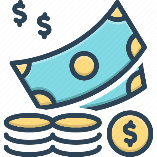 Money, cash, coin, earning, piles, wealth, monetary icon - Download on Iconfinder