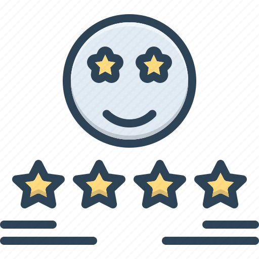 Satisfaction, gratification, grading, emoji, survey, appreciation, testimonials icon - Download on Iconfinder