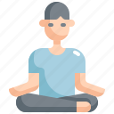 activity, man, meditate, sit, sitting, yoga 