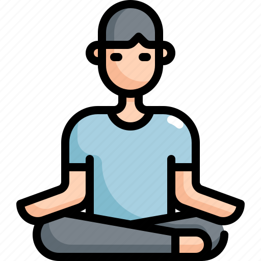 Activity, home, house, meditate, sit, sitting, yoga icon - Download on Iconfinder