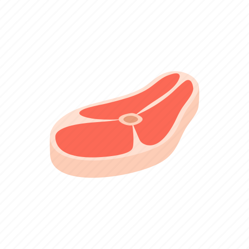 Beef, cartoon, cooking, food, meat, piece, teak icon - Download on Iconfinder