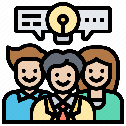 Brainstorming, creative, discussion, support, teamwork icon - Download on Iconfinder