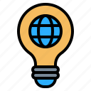 internet, thinking, inspiration, idea, motivation, loupe, lightbulb, light, bulb