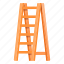 wooden, ladder, object, tool