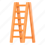 wooden, ladder, object, tool 
