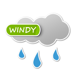 Cloud, windy, rain icon - Free download on Iconfinder