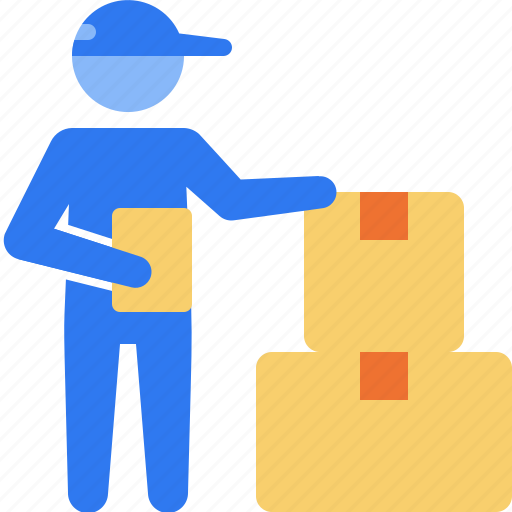 Checking package, check, courier, boxes, package, logistics, delivery icon - Download on Iconfinder