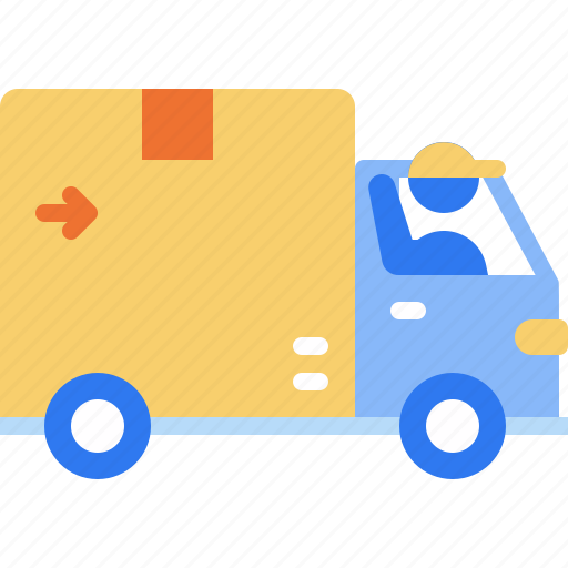 Delivery truck, truck delivery, truck, transportation, package, logistics, delivery icon - Download on Iconfinder