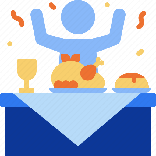 Happy, eat, food, party, restaurant, cafe, bistro icon - Download on Iconfinder