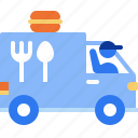 food truck, street food, fast food, burger, takeaway, take away, restaurant, food, stick figure