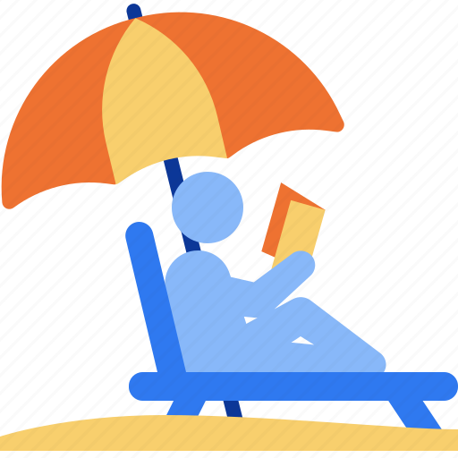 Holiday, enjoy, vacation, beach, travel, trip, stick figure icon - Download on Iconfinder