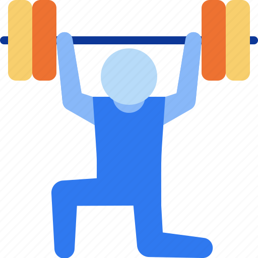 Weightlifting, fitness, gym, bodybuilding, weightlifter, exercise, barbell icon - Download on Iconfinder