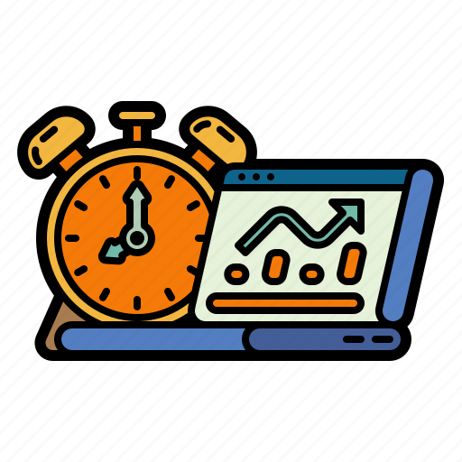 Future, business, stock, market, investment, clock, graph icon - Download on Iconfinder