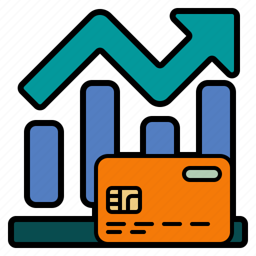 Stock, cedit, investment, garph, shopping, payment icon - Download on Iconfinder