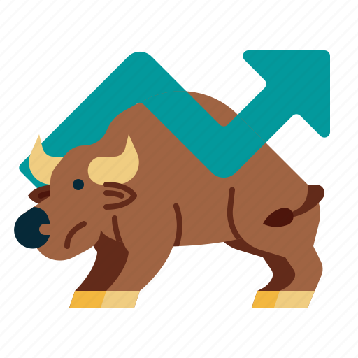 Bull, stock, up, investment, animals icon - Download on Iconfinder
