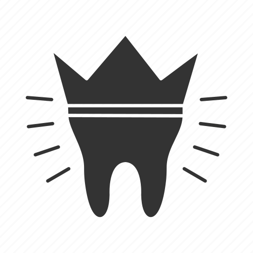 Crown, dental, implant, orthodontology, prosthesis, restoration, tooth icon - Download on Iconfinder
