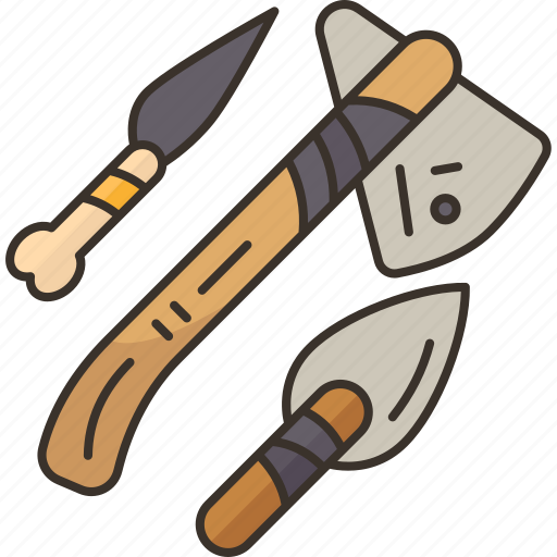 Weapon, stone, age, tool, prehistoric icon - Download on Iconfinder