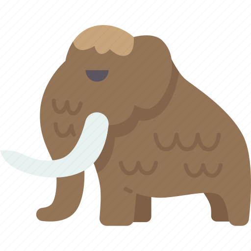 Mammoth, mammal, hairy, animal, extinct icon - Download on Iconfinder