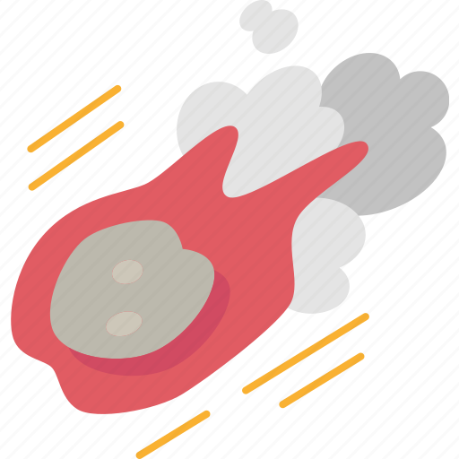 Meteorite, comet, asteroid, cosmic, catastrophe icon - Download on Iconfinder