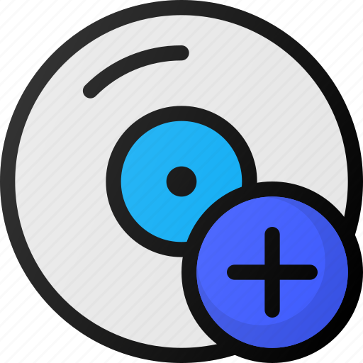 Add, disk, compact, storage, hard, cd icon - Download on Iconfinder