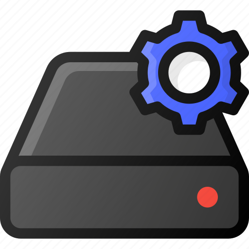 Drive, settings, storage, hard icon - Download on Iconfinder