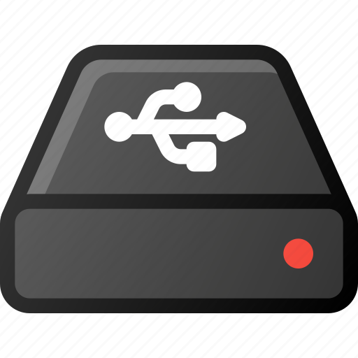 External, drive, hard, storage, usb icon - Download on Iconfinder