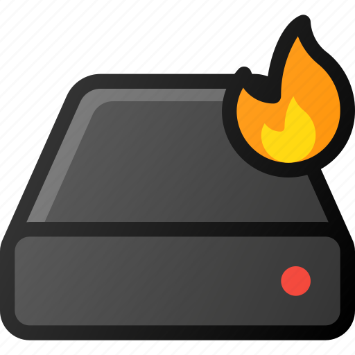 Hot, drive, storage, hard icon - Download on Iconfinder
