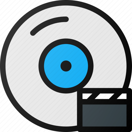 Movie, disk, compact, storage, hard, cd icon - Download on Iconfinder