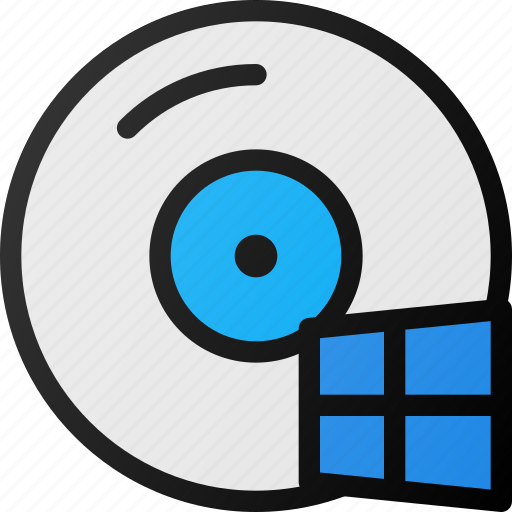 Windows, disk, compact, storage, hard, cd icon - Download on Iconfinder