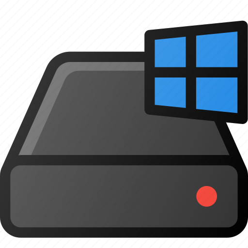 Windows, drive, storage, hard icon - Download on Iconfinder