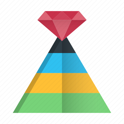 Hierarchy, management, pyramid, strategy icon - Download on Iconfinder